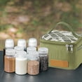 thumbnail image 1 of COM1950s Camping Spice Organizer 9-Piece Set,Portable Seasoning Bottles Kit with Funnels,Lightweight Reusable Storage Bag for Outdoors, 1 of 8