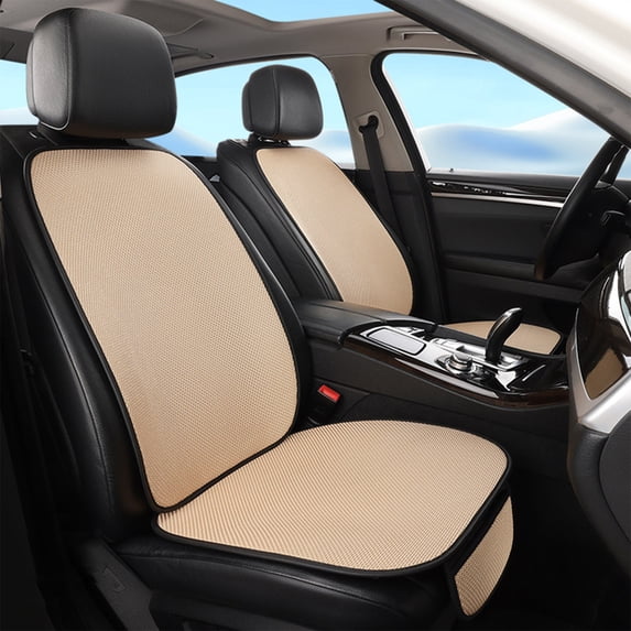 COM1950s Car Seat Cushion Ventilated with Back Support,All Seasons Cooling and Breathable Design for Enhanced Comfort,Universal Fit