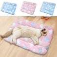 thumbnail image 1 of COM1950s Cat Bed Mat,Double-Sided Usable Cat Cage Mat for Four Seasons Universal,Flannel Side Rustic Pet Bed Mat,Cozy and Soft Crate Mat for Sleeping Improve (Multicolor,12' X 16''), 1 of 7