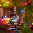 thumbnail image 1 of COM1950s Christmas Decorations Tree Ornaments Christmas Tree Pendant Christmas Book Tree Suncatcher Ornament Car Pendant Christmas Acrylic Decoration Holiday Unique Ornaments for Christmas Tree, 1 of 5