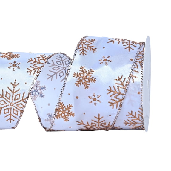 COM1950s Christmas Ribbon for Gift Wrapping, Decorative Holiday Ribbon for Wreaths, Tree Ornaments & DIY Crafts