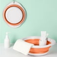 thumbnail image 1 of COM1950s Collapsible Basin Portable Foldable Sink,8.2×5.5 Inch Space Saving Wash Basin for Camping Travel Dishwashing,Hanging Utility Tub with Hard Rim,Lightweight Storage Container for Adults, 1 of 9