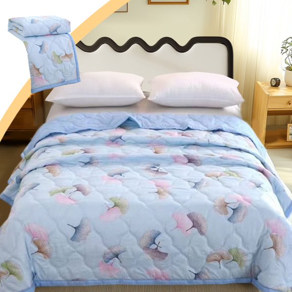 COM1950s Cooling Blanket for Summer,Air Conditioning Quilt with Temperature Regulation,39X59 / 79X59 Inch Lightweight Comforter,Moisture Wicking Bed Cover for Hot Sleepers