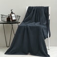 thumbnail image 1 of COM1950s Coral Fleece Bath Towel,Quick Dry and Super Soft Striped Bath Towel 27.6X55.1 Inches,Absorbent Lightweight Luxury Towel for Home and Spa, 1 of 9