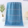 thumbnail image 1 of COM1950s Cotton Bath Towels,Highly Absorbent and Fast Drying,Soft and Durable for Bath Spa Home Use,Size 28.7X13.4 Inches, 1 of 6