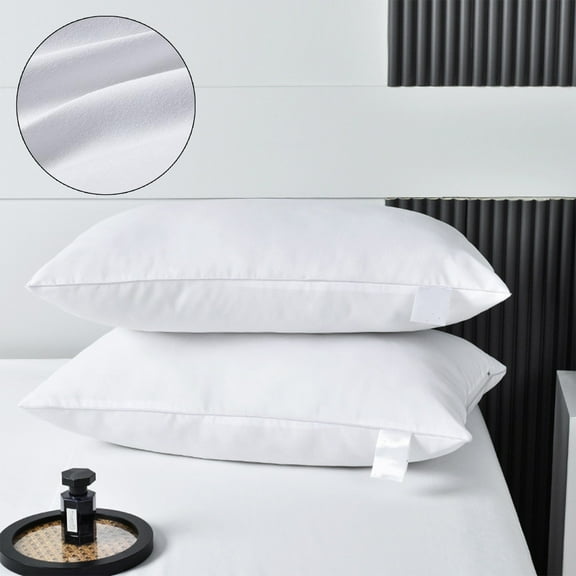 COM1950s Cotton Pillow Core,Supportive and Non Collapsing Design for Neck Comfort,Breathable and Washable Material,Standard Size 29X18.9 Inches,Perfect for Home and Hotel Use
