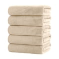 thumbnail image 1 of COM1950s Cotton Towels, 5-Pack, 30x60 Inches, Soft Bath Towel Set, Quick Dry & High Absorbency, 1 of 7