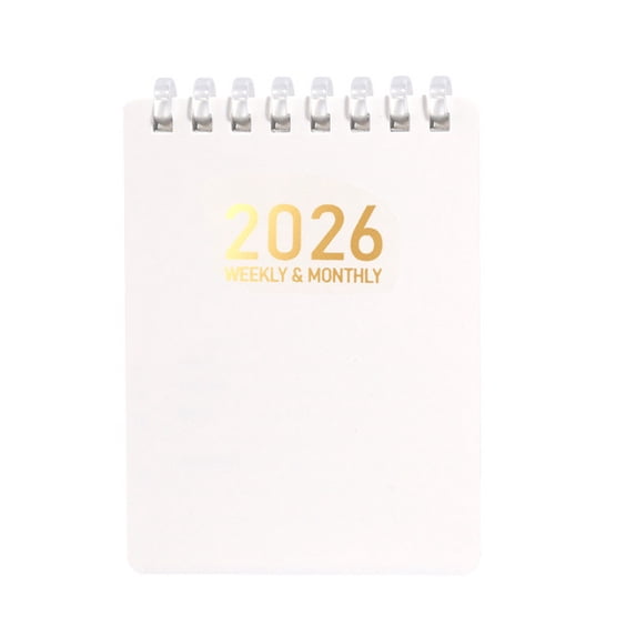 COM1950s Daily Planner Notebook,A7 Mini Portable Organizer for Adults,Travel Journal with Daily Calendar for Efficient Scheduling and Note Taking