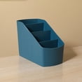 thumbnail image 1 of COM1950s Desk Organizer,Storage Box,Multifunctional Plastic Tray with 4 Compartments for Home Office and Bathroom Countertop,Compact Size 6.5X4.7X3.4 Inches, 1 of 9