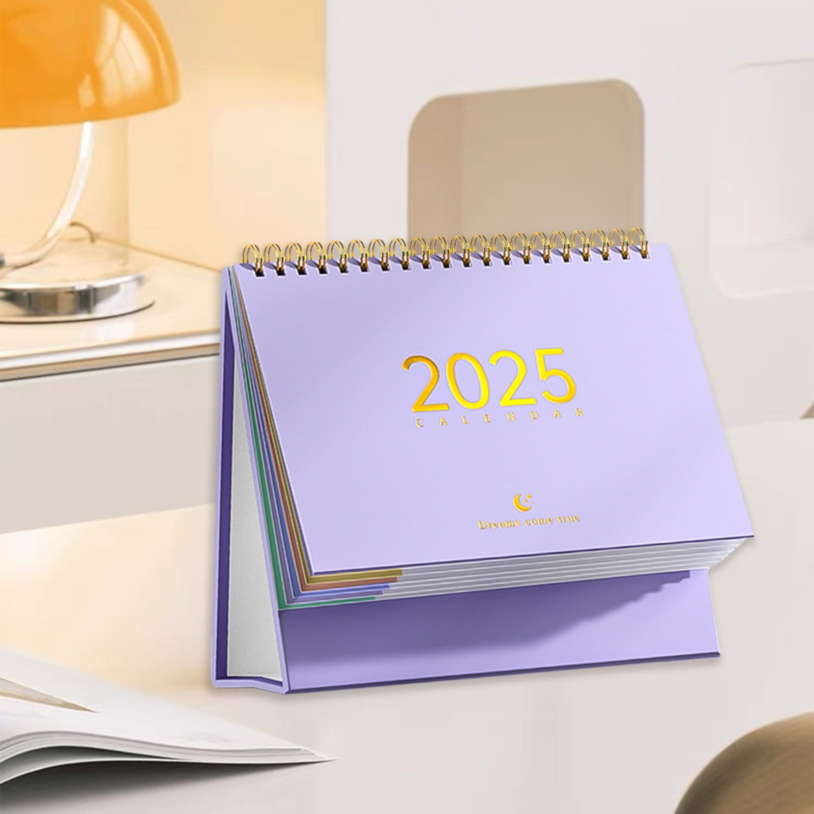 COM1950s Desks for Home Office Small Space Mini Desk Calendar 20242025