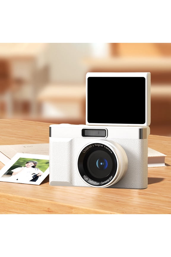 Digital Camera with 180° Rotatable Screen,Portable Ccd Camera for Vlogging and Selfies,Compact Camera with Autofocus and Multiple Shooting Modes
