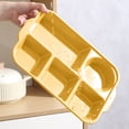 thumbnail image 1 of COM1950s Divided Plate,5 Compartment Portion Control Tray,Microwave and Dishwasher Safe,Reusable Plastic Dinnerware for Adults,Family Parties,Camping and Picnics,Stackable Design Prevents Spills, 1 of 9