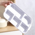 thumbnail image 1 of COM1950s Divided Plate,5 Compartment Portion Control Tray,Microwave and Dishwasher Safe,Reusable Plastic Dinnerware for Adults,Family Parties,Camping and Picnics,Stackable Design Prevents Spills, 1 of 9