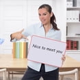 thumbnail image 1 of COM1950s Double Sided Magnetic Whiteboard,Dry Erase Board for Office Home - 11.7X8.3 Inch Memo Board with Strong Magnet,Metal Framed Reusable Writing Board for Wall Desktop Organization, 1 of 9