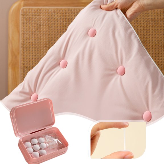 COM1950s Duvet Cover Holding Clips Duvet Clips Fasteners - 8Pcs Duvet Cover Clips, Unlock Comforter Clips, Non Slip Duvet Cover Holding Clips Keeps Comforter From Shifting