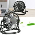 thumbnail image 1 of COM1950s Electric Fans for Home Quiet 4 Inch Mini Fan Portable Desktop Usb Electric Fan Student Dormitory Desktop Plastic Fan, 1 of 1