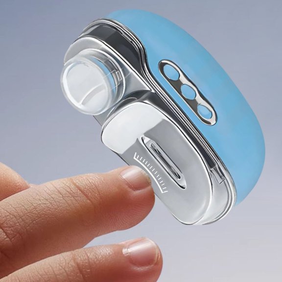 COM1950s Electric Nail Clipper,Automatic Nail Trimmer with 4 in 1 Functions Including Polisher and Storage,Low Noise 3 Speed Grinder for Babies and Adults,Rechargeable Via Type C