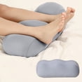 thumbnail image 1 of COM1950s Ergonomic Leg Pillow,Pregnancy Support Pillow with Non-Slip Design,Leg Cushion for Pain Relief and Improved Circulation,Size 19.7X8.7X7.9In,Breathable Milk Silk Cover, 1 of 9