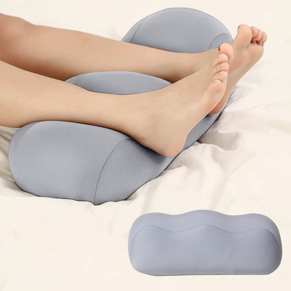 COM1950s Ergonomic Leg Pillow,Pregnancy Support Pillow with Non-Slip Design,Leg Cushion for Pain Relief and Improved Circulation,Size 19.7X8.7X7.9In,Breathable Milk Silk Cover
