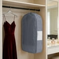 thumbnail image 1 of COM1950s Extra Large Hanging Garment Bag for Closet, Heavy Duty Dust Proof Clothing Storage Cover with Zipper, Wardrobe Organizer to Save Space and Protect Coats, 1 of 7