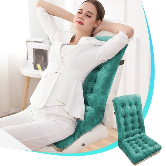 COM1950s Extra Long Seat Cushion,18X40 Inch Flock Pad,Full Body Support for Recliner & Office Chair