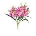 thumbnail image 1 of COM1950s Faux Flowers Freesia Fake Flowers Bouquet, Lifelike Cloth Artificial Flowers No Watering Needed for Home Wedding Centerpieces Decor, 1 of 7