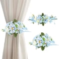 thumbnail image 1 of COM1950s Floral Curtain Holdbacks,Beaded Curtain Ties with Magnetic Closure for Drapes,Decorative Curtain Hooks for Living Room Bedroom Windows, 1 of 9