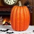 thumbnail image 1 of COM1950s Foam Pumpkin Decor,Large Artificial Pumpkins for Halloween and Fall Thanksgiving Home Decor,Fake Decorative Pumpkin for Table Centerpiece,Mantel,Party,Wedding,&Harvest Autumn Decorations, 1 of 9