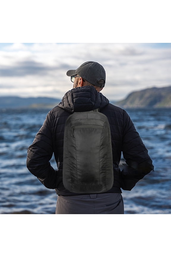 Foldable Backpack,Lightweight Water Resistant Daypack for Outdoor Travel - Large Capacity Collapsible Hiking Backpack with Drawstring Closure,Compact Carry for Men and Women