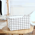 thumbnail image 1 of COM1950s Foldable Laundry Basket, Collapsible Fabric Storage Bin with Handles, Square Clothes Hamper for Home Organization, 1 of 7