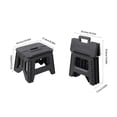 thumbnail image 1 of COM1950s Folding Step Stool, Heavy Duty Plastic Foldable Step Stool with Handle, Space Saving Non Slip Stepping Stool for Kitchen Bathroom and Home Use, 1 of 7