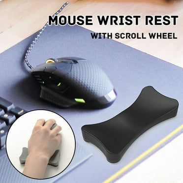COM1950s Gaming Mouse Pad,Gaming Mouse Pad,Mouse Wrist with Scroll Wheel Ergonomic Mouse Pad Wrist Guard Hand Support Roller Slide Office Gaming Mouse Keyboard Wrist Guard Palm Support