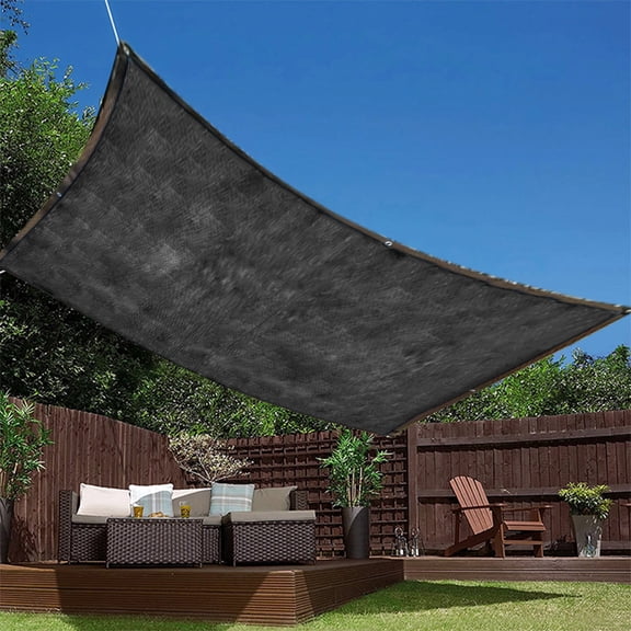COM1950s Garden 90% Shade Cloth, Resistant Sun Shade Net 13x7FT Mesh Tarp with Polyethylene Material and Reinforced Grommets Shade Trap for Greenhouse, Plant, Pergola, and Backyard Patio Sunshade