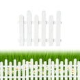 thumbnail image 1 of COM1950s Garden Fence,Plastic Lawn Edging Border,19.7 X 15.8 Inch Decorative Yard Fencing for Flowerbeds,Modular Landscape Divider,Easy Install White Fencing, 1 of 9