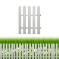 thumbnail image 1 of COM1950s Garden Fence,Plastic Lawn Edging Border,19.7 X 15.8 Inch Decorative Yard Fencing for Flowerbeds,Modular Landscape Divider,Easy Install White Fencing, 1 of 9