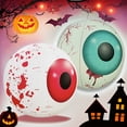 thumbnail image 1 of COM1950s Halloween Inflatable Decorations,Giant 23.6 Inch Creepy Eyeball with Bloodshot Design,Outdoor Indoor Party Decoration,Pvc Blow Up Halloween Prop for Yard and Garden, 1 of 7