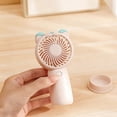 thumbnail image 1 of COM1950s Handheld Fan for Kids, 3 Speeds Portable Mini USB Rechargeable Small Fan, Quiet Personal Cooling Breeze for Home Office Travel Outdoor, 1 of 6