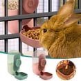 thumbnail image 1 of COM1950s Hanging Automatic Pet Food Water Dispenser,Auto Gravity Pet Feeder and Waterer Set,Cage Cat Food Bowl Dog Feeding Station for Puppy and Kitten Rabbit Chinchilla Hedgehog Ferret (Green), 1 of 4