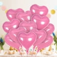 thumbnail image 1 of COM1950s Heart Foil Balloons,10 Pcs Party Decorations Set with Ribbon and Pump,Reusable Wedding Birthday Valentine Decor,Romantic Aluminum Ballons for Adults Celebration, 1 of 9