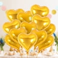 thumbnail image 1 of COM1950s Heart Foil Balloons,10 Pcs Party Decorations Set with Ribbon and Pump,Reusable Wedding Birthday Valentine Decor,Romantic Aluminum Ballons for Adults Celebration, 1 of 9