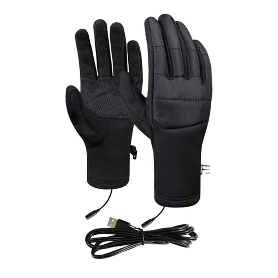 COM1950s Heated Gloves for Men and Women,Rechargeable Battery Heating Winter Gloves,Waterproof Touchscreen Thermal Gloves for Driving,Cycling,Hiking and Cold Weather Outdoor Activities
