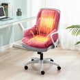 thumbnail image 1 of COM1950s Heated Seat Cushion with Back Support,Office Chair Heating Pad for Lower Back,3-Temperature Warm Cushion for Home Car and Desk Use, 1 of 8