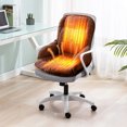 thumbnail image 1 of COM1950s Heated Seat Cushion with Back Support,Office Chair Heating Pad for Lower Back,3-Temperature Warm Cushion for Home Car and Desk Use, 1 of 8