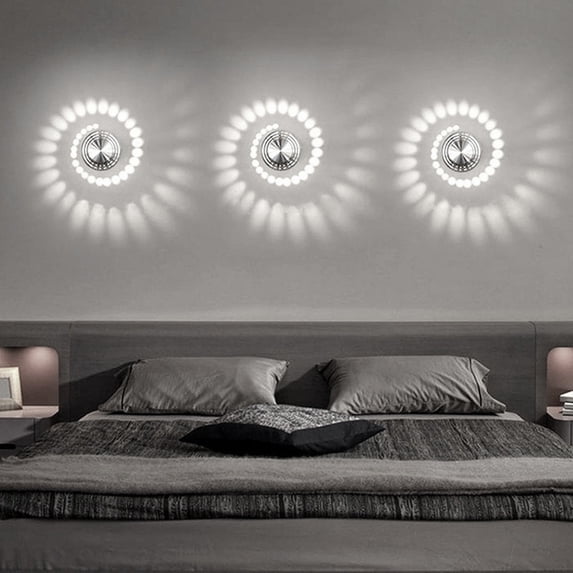 COM1950s Hole Wall Lamp Install Led Luminaire Home Decoration