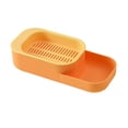 thumbnail image 1 of COM1950s Hydroponic Cat Grass Kit, Portable 2-in-1 Growing Box with Grid Tray, Upper Layer for Wheatgrass, Lower Base as Water Reservoir & Separate Feeding Area for Canned, Easy Harvest, 1 of 7