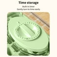 thumbnail image 1 of COM1950s Frozen Cube Trays and Storage Container with Lid, 50 Cubes Refrigerator Freezer Organizer, Portable Transparent Box with Clip and Handle, Food Grade Plastic, 1 of 8