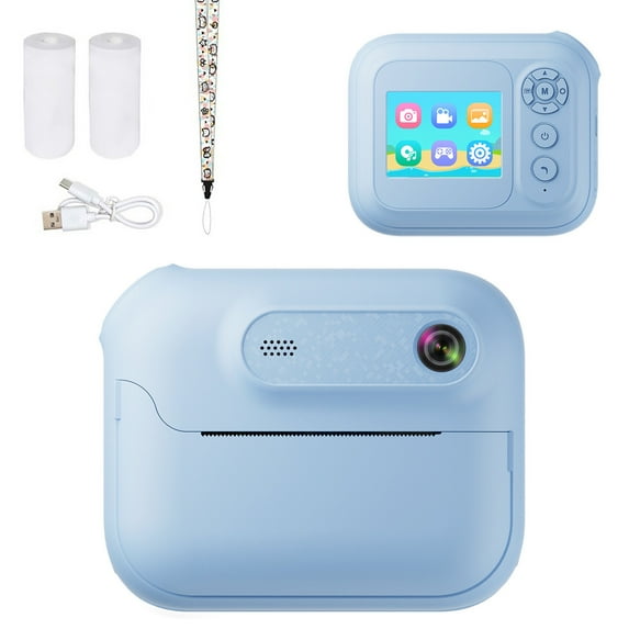 COM1950s Instant Print Camera,Portable Digital Camera for Adults with High Resolution and Instant Printing Function,Compact Size 4.1 X 3.4 X 1.6 Inches,Includes 16X Zoom and Video Recording