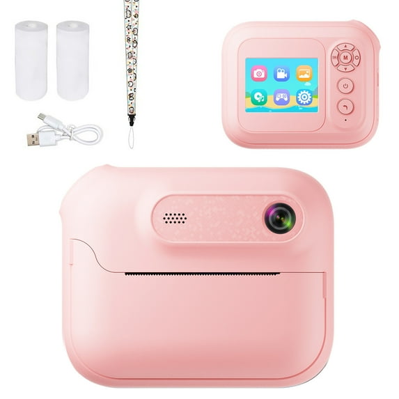 COM1950s Instant Print Camera,Portable Digital Camera for Adults with High Resolution and Instant Printing Function,Compact Size 4.1 X 3.4 X 1.6 Inches,Includes 16X Zoom and Video Recording