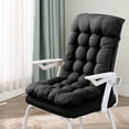 thumbnail image 1 of COM1950s Integrated Chair Cushion With Seat and Backrest, Comfortable Ergonomic Seating Support for Long Hours Sitting, Polyester Chair Pad for Home Office, Dining, Gaming, and Car Seats, 1 of 8