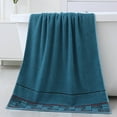 thumbnail image 1 of COM1950s Large Bath Towel,28X55 Inches,100% Cotton,Super Absorbent and Quick Drying,Lightweight for Gym,Travel,Home,and Spa Use, 1 of 9